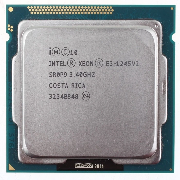 Четырехъядерный процессор Intel Xeon E3 1245 V2 3 4 ГГц LGA 1155 8 Мб SR0P9 | Компьютеры и офис