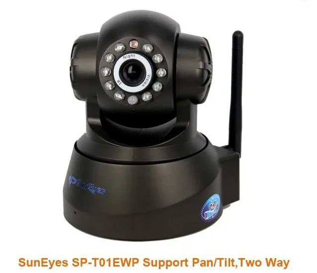 SunEyes Easy Setup Wireless IP Camera Security Support IR Night Vision With Free Iphone Android App Software SP-T01EWP |