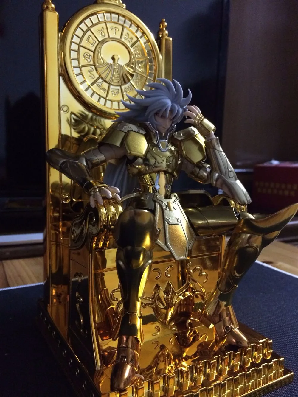 MC Metal Club ST Seiya Cloth Myth EX Gold Gemini Pope кресло-трон