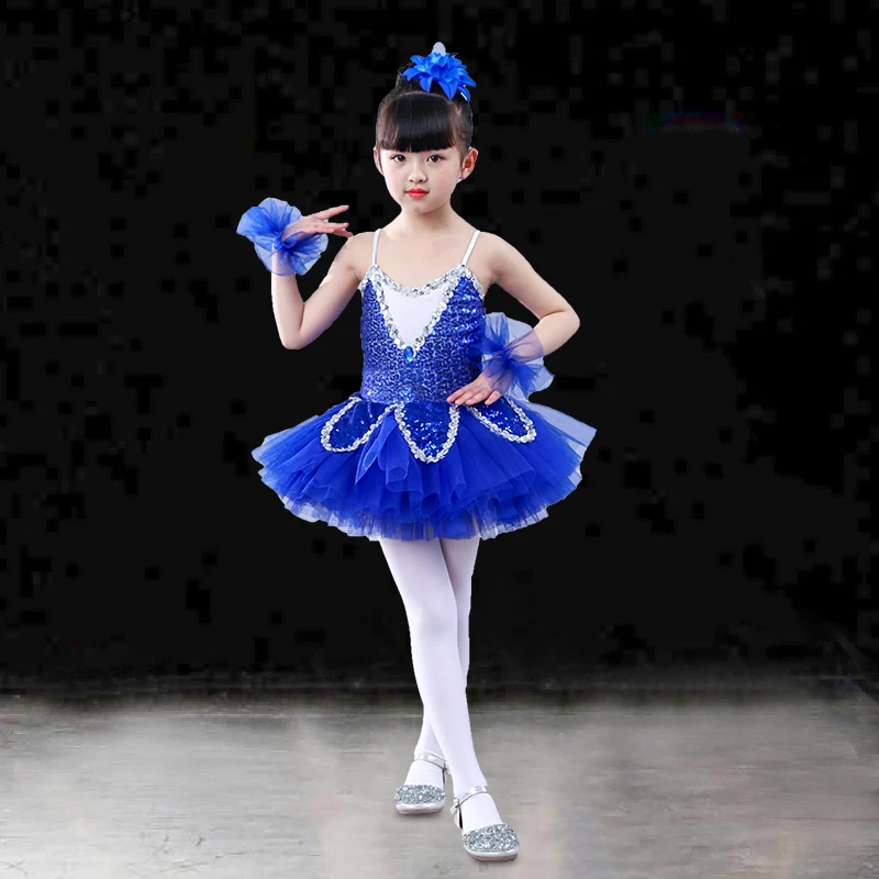 

Children's Ballet Tutu Dress Skirt Little Swan dance skirt princess skirt girls' costume martial artsClassic group dance