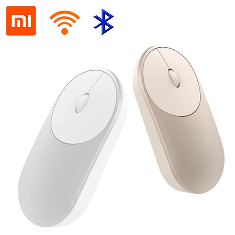 Оригинальная портативная беспроводная мышь Xiaomi Mi Mouse оптическая Bluetooth 4 0 RF 2 ГГц
