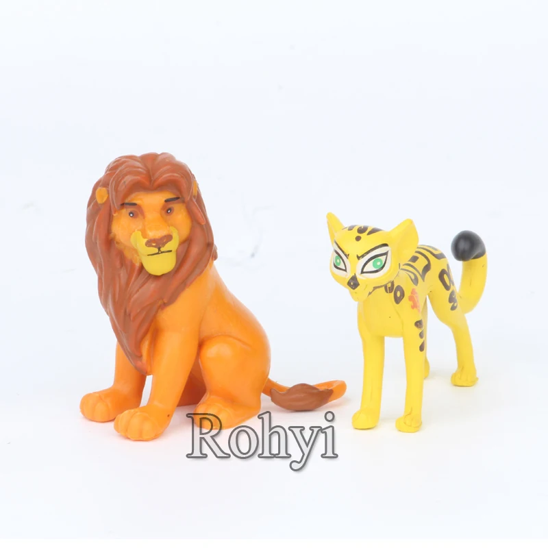 Фигурки героев мультфильмов 12 шт./компл. фигурки мультфильма The Lion Guard King Kion Simba Bunga