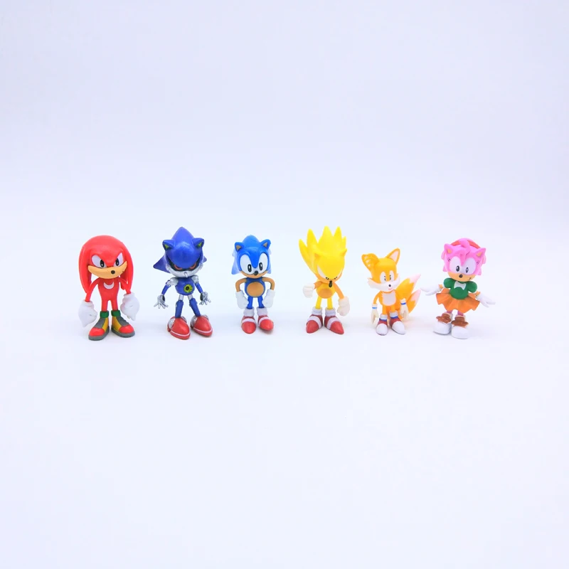 Sonic boom Редкие dr Эггман Шэдоу Knuckles хвосты Эми супер металсоник пластиковая фигурка