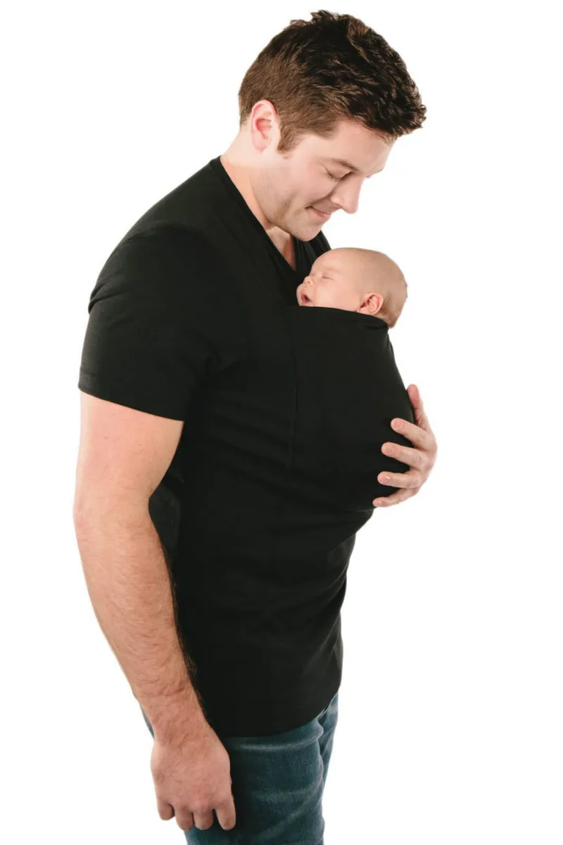 Babywearing одежда ремень для новорожденных кенгуру футболка мужчин Multifunction V средства