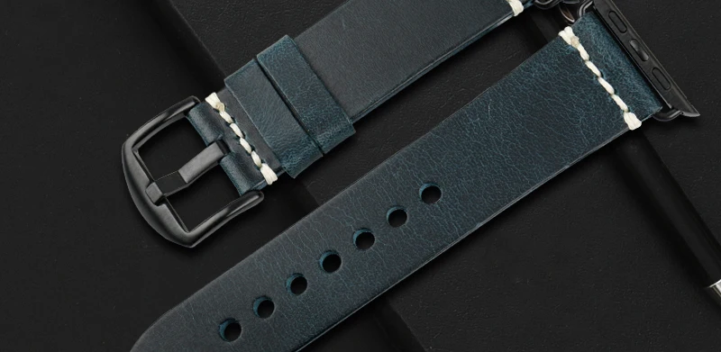 Аксессуары для часов MAIKES, браслеты, ремешок из натуральной кожи для Apple Watch, ремешок 44 мм, 40 мм, iWatch, полосы 42 мм, 38 мм, ремешок для часов