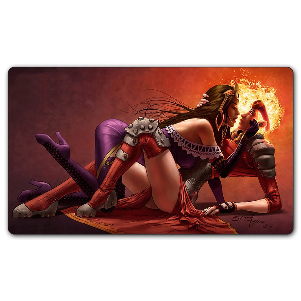 Много выбор Волшебные индивидуальные карточные игры Playmat MGT Elesh Norn, Grand Cenobite Playmat, настольные игры Ultra TablePad Pro с бесплатной сумкой