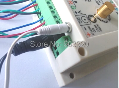 Музыка/аудио/микрофон синхронизация красный зелёный синий светодиодный