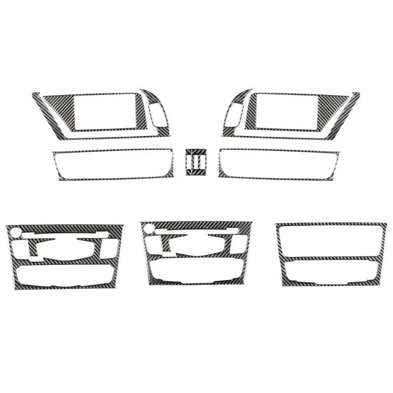 Аксессуары для Audi A4 B8 A5 автомобильная интерьерная навигация из углеродного