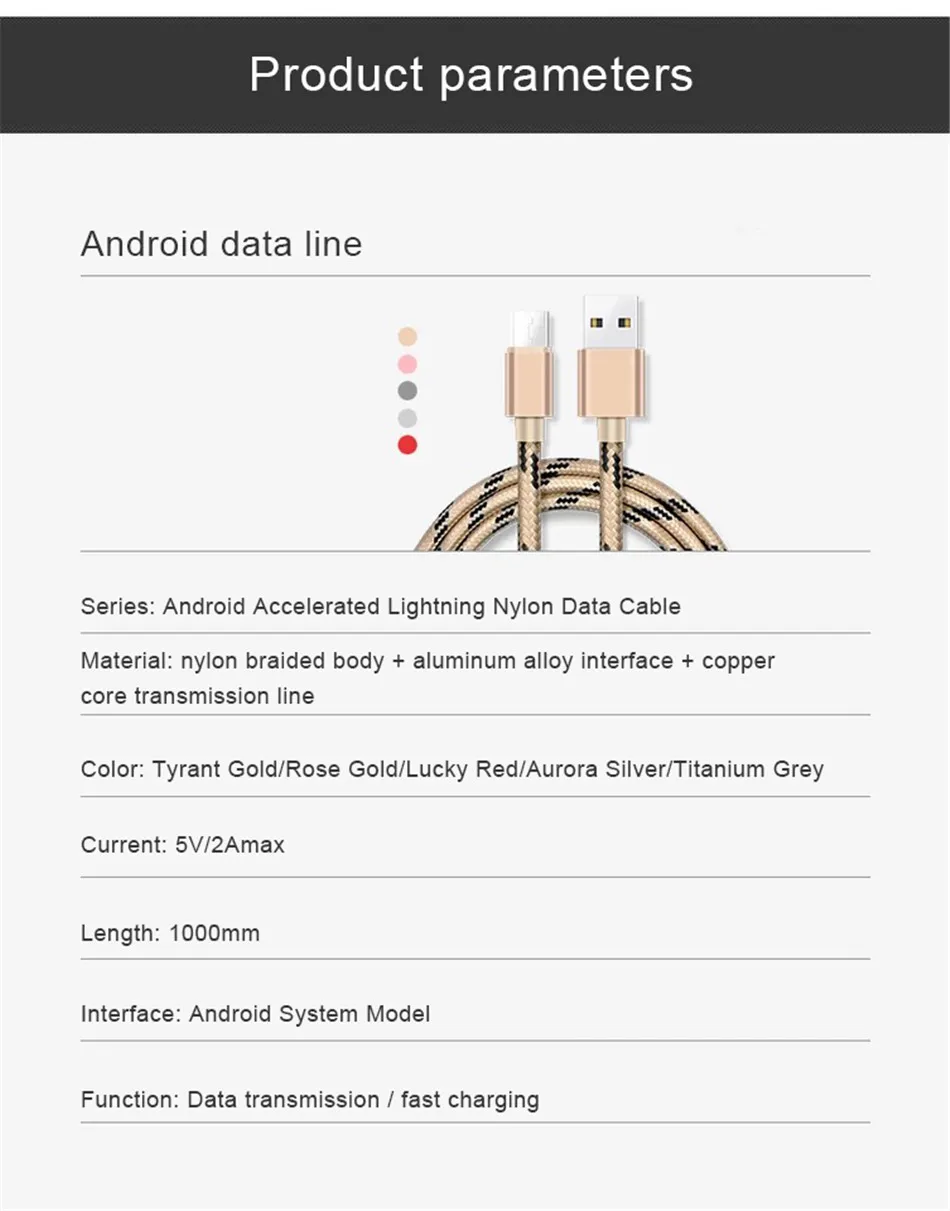 ACCEZZ Micro USB кабель для зарядки и синхронизации данных шнур для samsung Galaxy S7 S6 huawei Xiaomi Redmi 4A Android мобильный телефон быстрые кабели