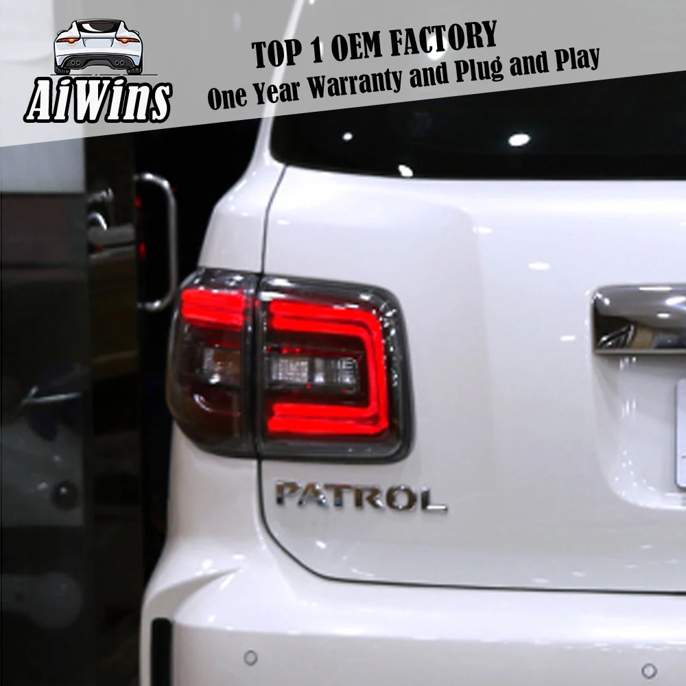 Aiwins 1 компл. 4 шт. автомобиля задний фонарь для Patrol 2008 2009 2010 2011 светодио дный 2015