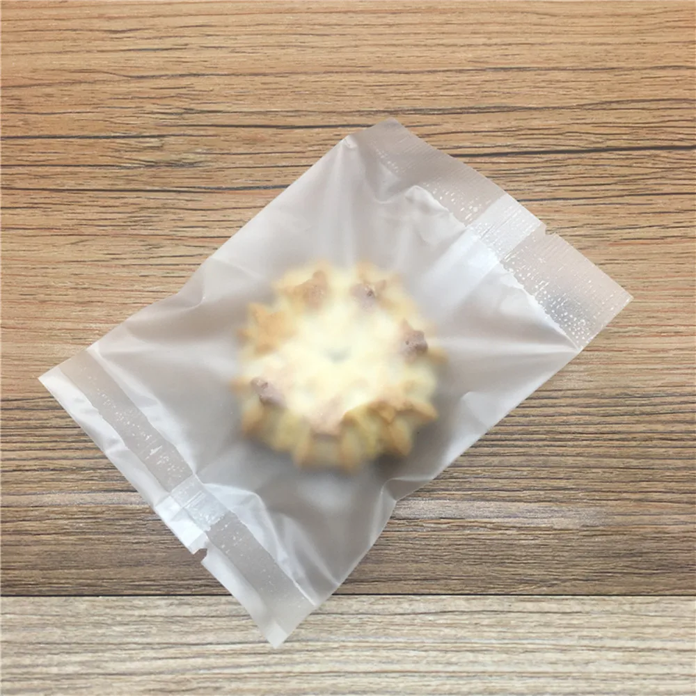 

Wholesale Food Snacks Packed Bag Matte Clear Biscuit Cookies Candy Package Packet Heat Seal Baking Food Plastic Packaging Bags