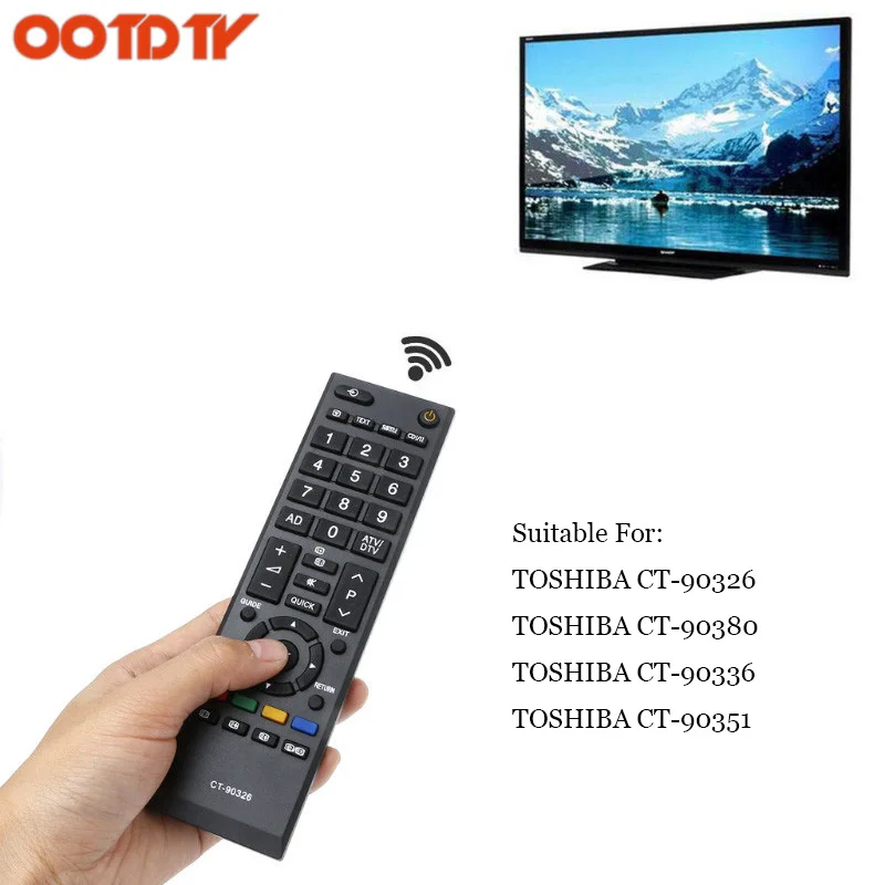 OOTDTY умный дом светодиодный ТВ дистанционного Управление для TOSHIBA CT-90326 CT-90380 CT-90336 CT-90351 дропшиппинг