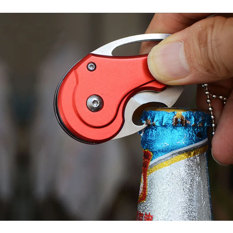 Лидер продаж мини складной портативный нож коготь открывалка для бутылок