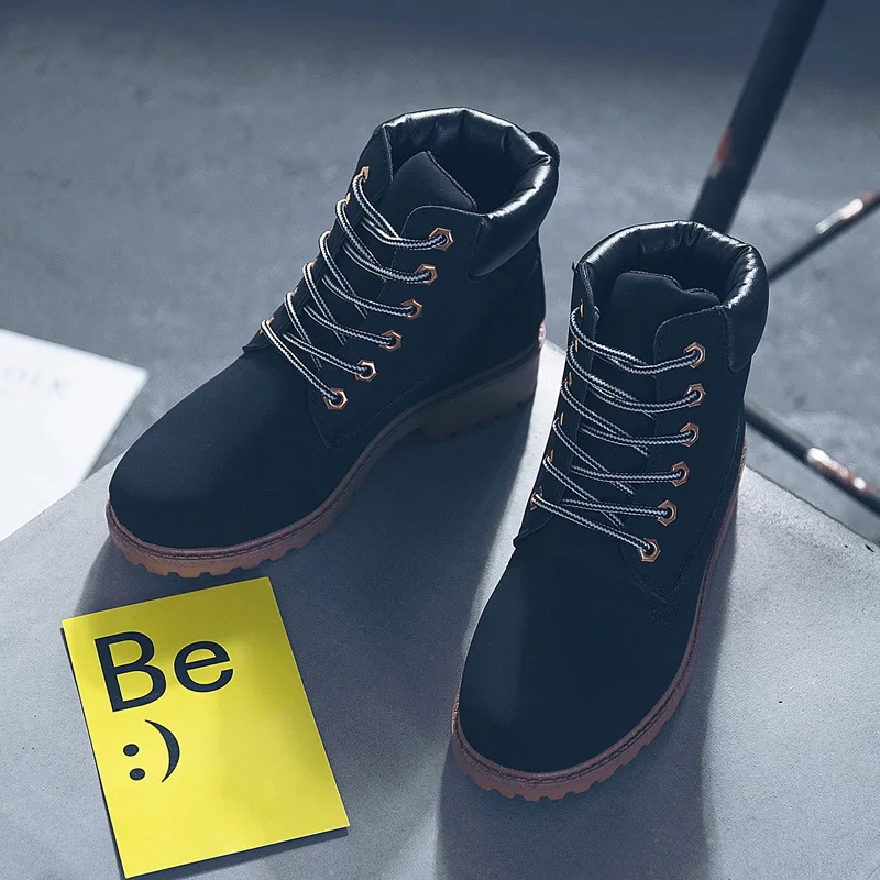 Женские меховые ботинки Martin брендовые красные на плоской подошве ботильоны для