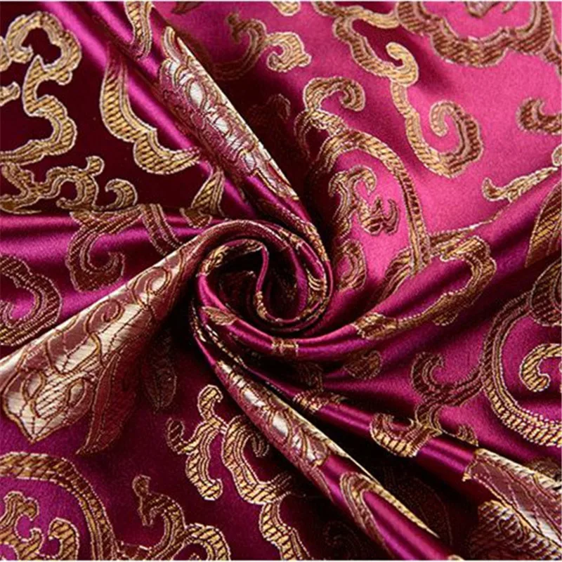 CF41 5yards 75cm Jacquard Brocade Fabric Chinese Style Wedding Cheongsam Qipao Cosplay Tang Suit 11 Colors | Дом и сад