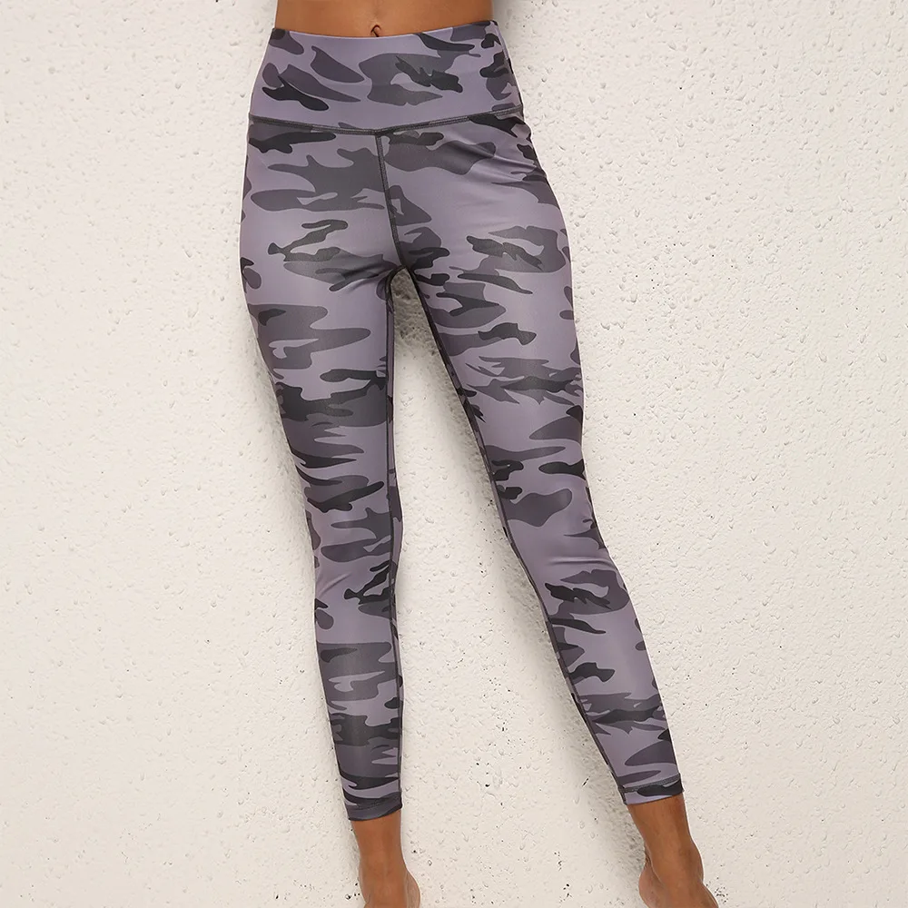 New Fashion Camouflage Printing Elasticity Leggings Camouflage Fitness Pant Legins Casual Milk Legging For Women size S-XL