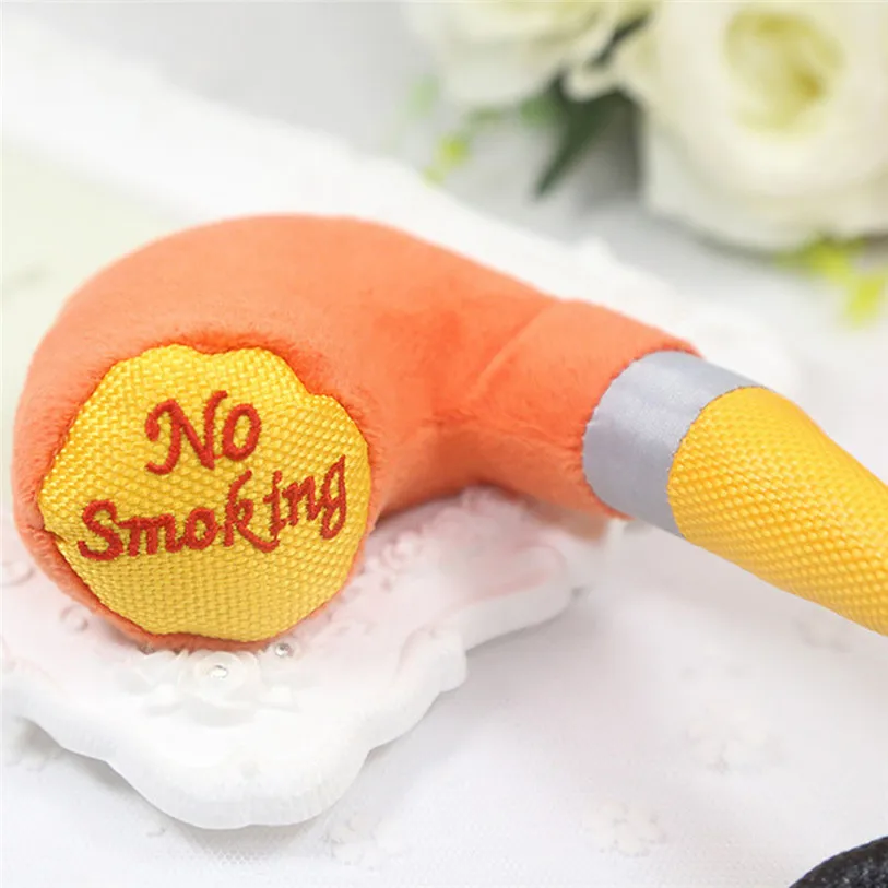 Pipe Shape Plush Pet Squeak Toys Sound Play Dog Toys For Small Large Dogs Cats Puppy Molar Chew Toys Wholesale#F#40AT29