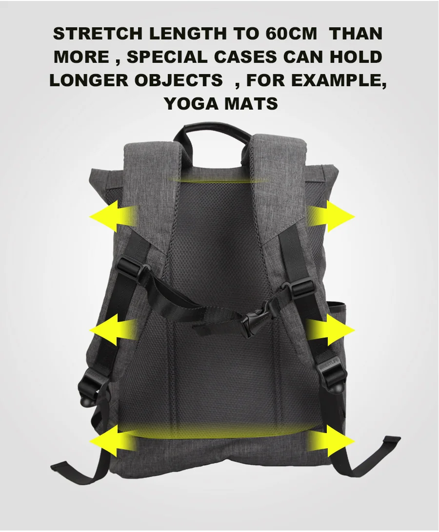 BESTLIFE холст рюкзак с двумя карманами откидная крышка путешествия Mochila рулон полиэстера Топ Rugzak для подростка повседневное