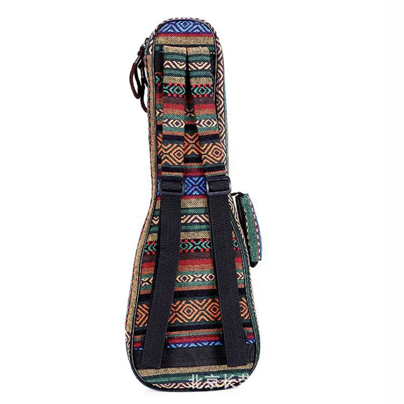 ZONAEL 21 23 26 дюймов мягкий хлопок народный портативный бас гитара Gig Bag Ukulele Чехол