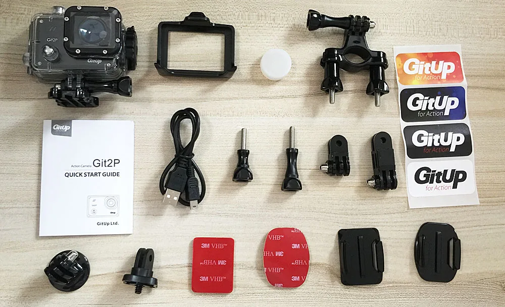 GitUP Git2P действие Камера 2 К Wi-Fi Full HD 1080p 30 м Водонепроницаемый видеокамера 1 5 дюймов