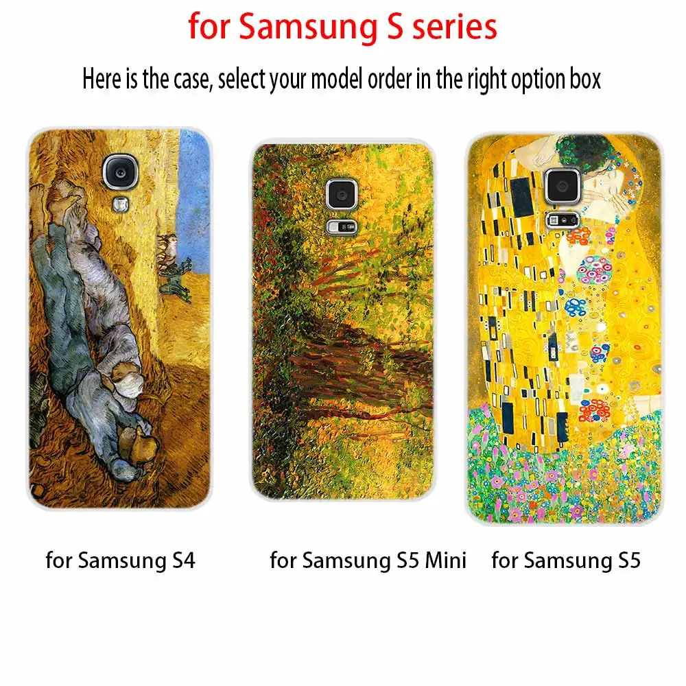 vincent van gogh sunflower Soft Cover For Samsung Galaxy S7 Edge S8 S9 S10 S11 S20 S21 Plus Lite E Ultra Case | Мобильные телефоны