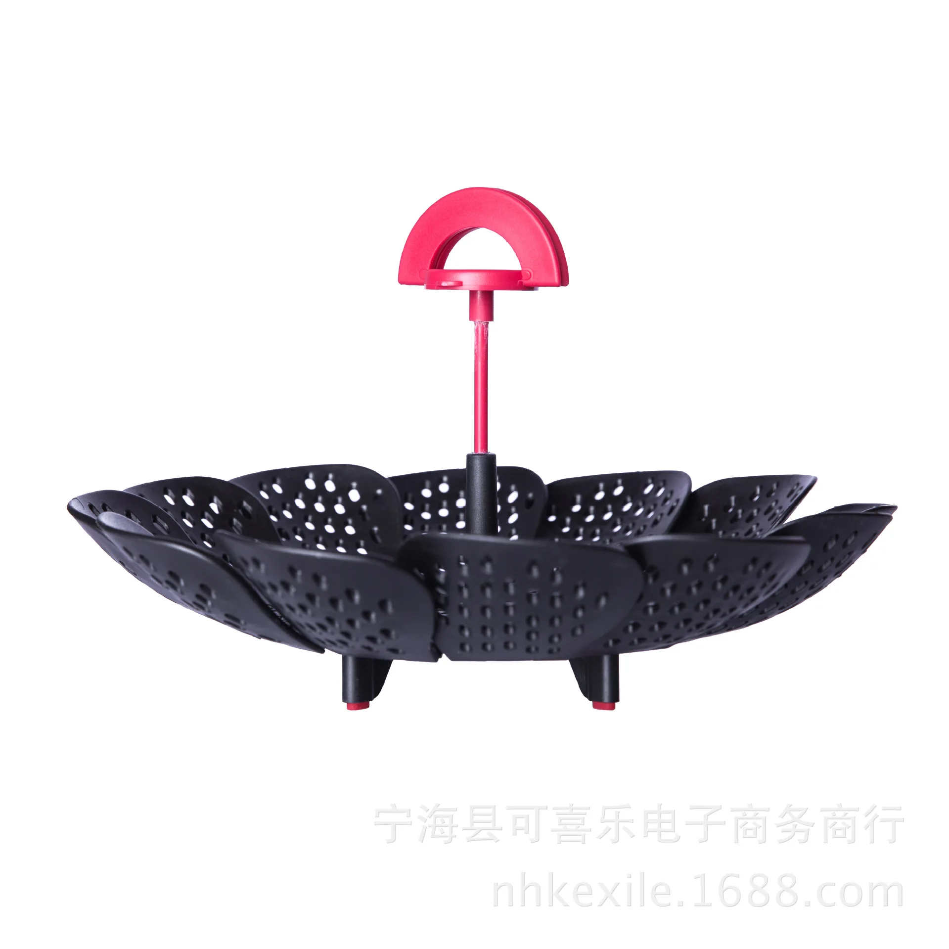 5 Pieces Lotus Type Retractable Handle Folding Steamers Steamer Steamed Basket Fruit | Дом и сад