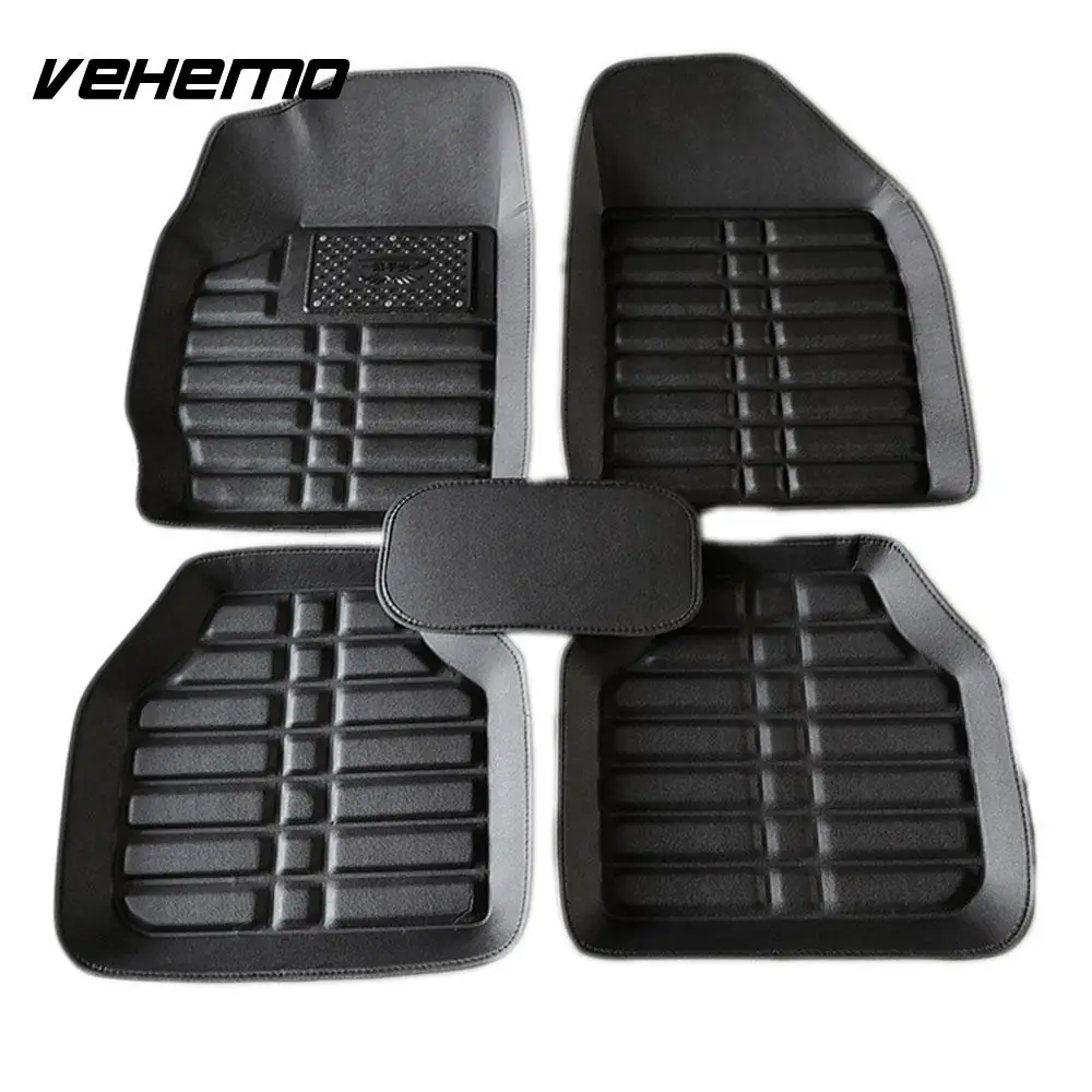 VEHEMO 5 шт. автомобильные коврики коврик для ног автомобиля левого привода tappetini