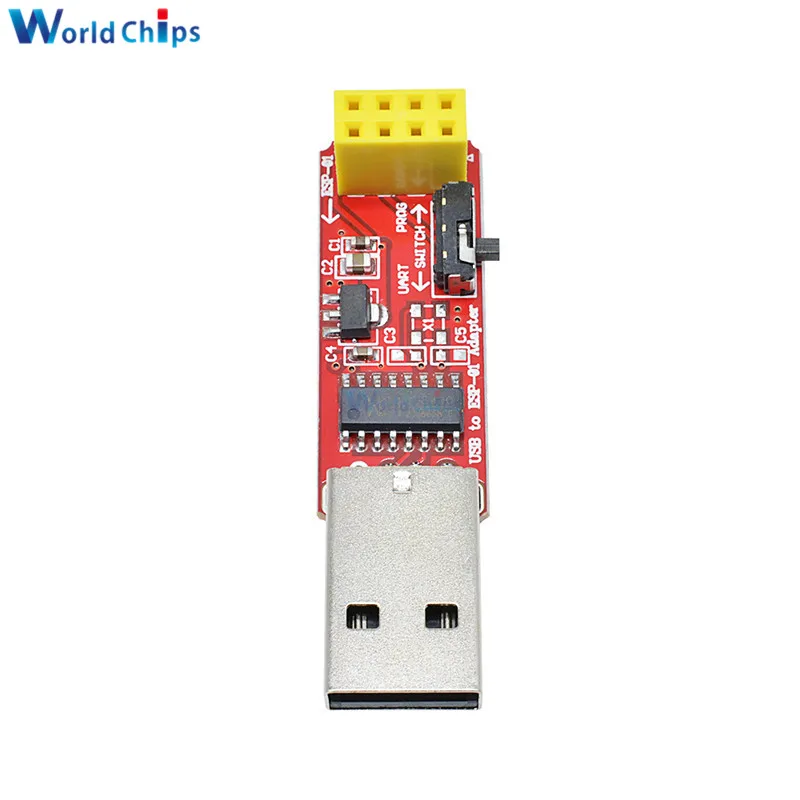 3,3 В USB к ESP8266 ESP-01 ESP-01S Wi-Fi адаптер модуль с CH340G USB к ttl драйвер последовательный беспроводной Wifi модуль для Arduino