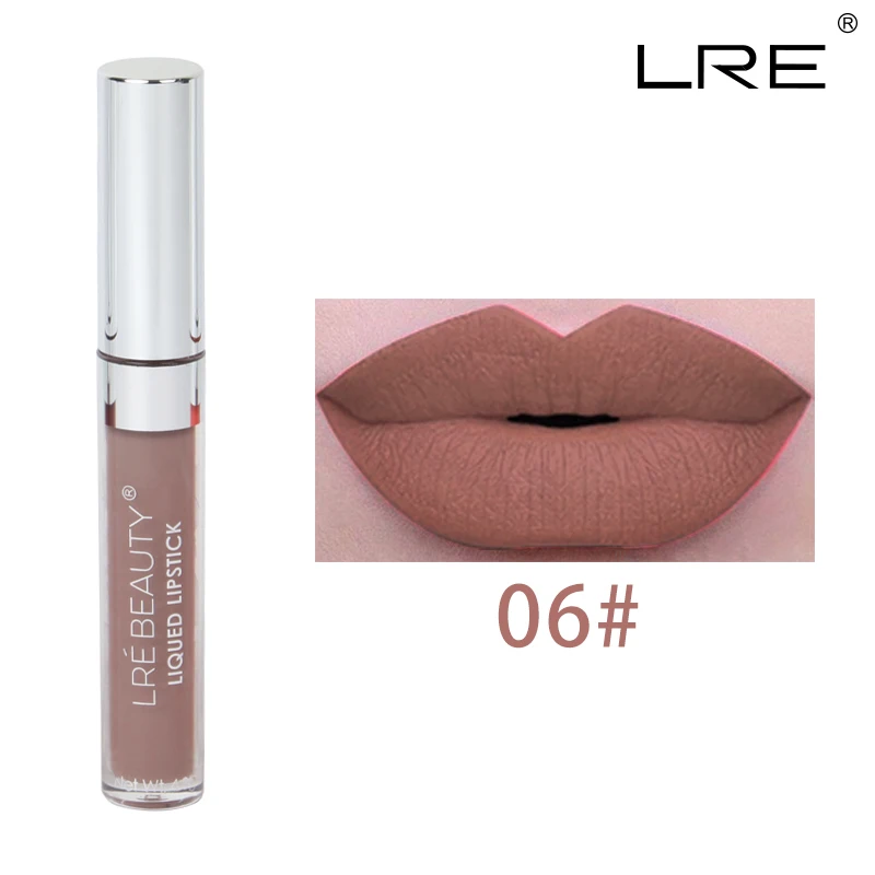 06 LRE BEAUTY Водонепроницаемый, Быстросохнущий блеск для губ - Цвет: 06