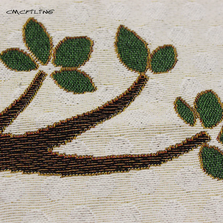 CMCYILING Сова полиэстер хлопок ткань жаккард для квилтинга шитье подушки диванные