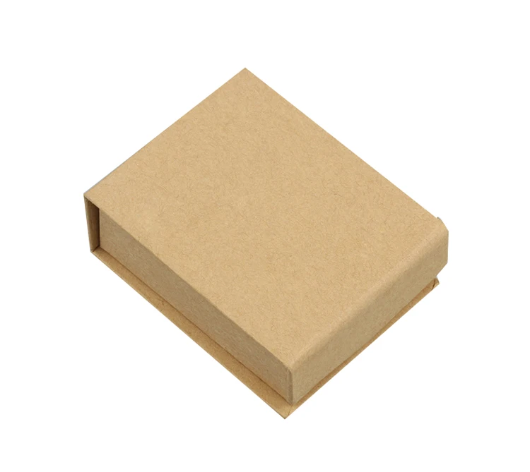 Коробка из крафт-бумаги для кольца, ожерелья, упаковки, подарки, кейсы для хранения бижутерии, магнитная коробка для ювелирных изделий, для сережек, бумажная коробка для браслетов