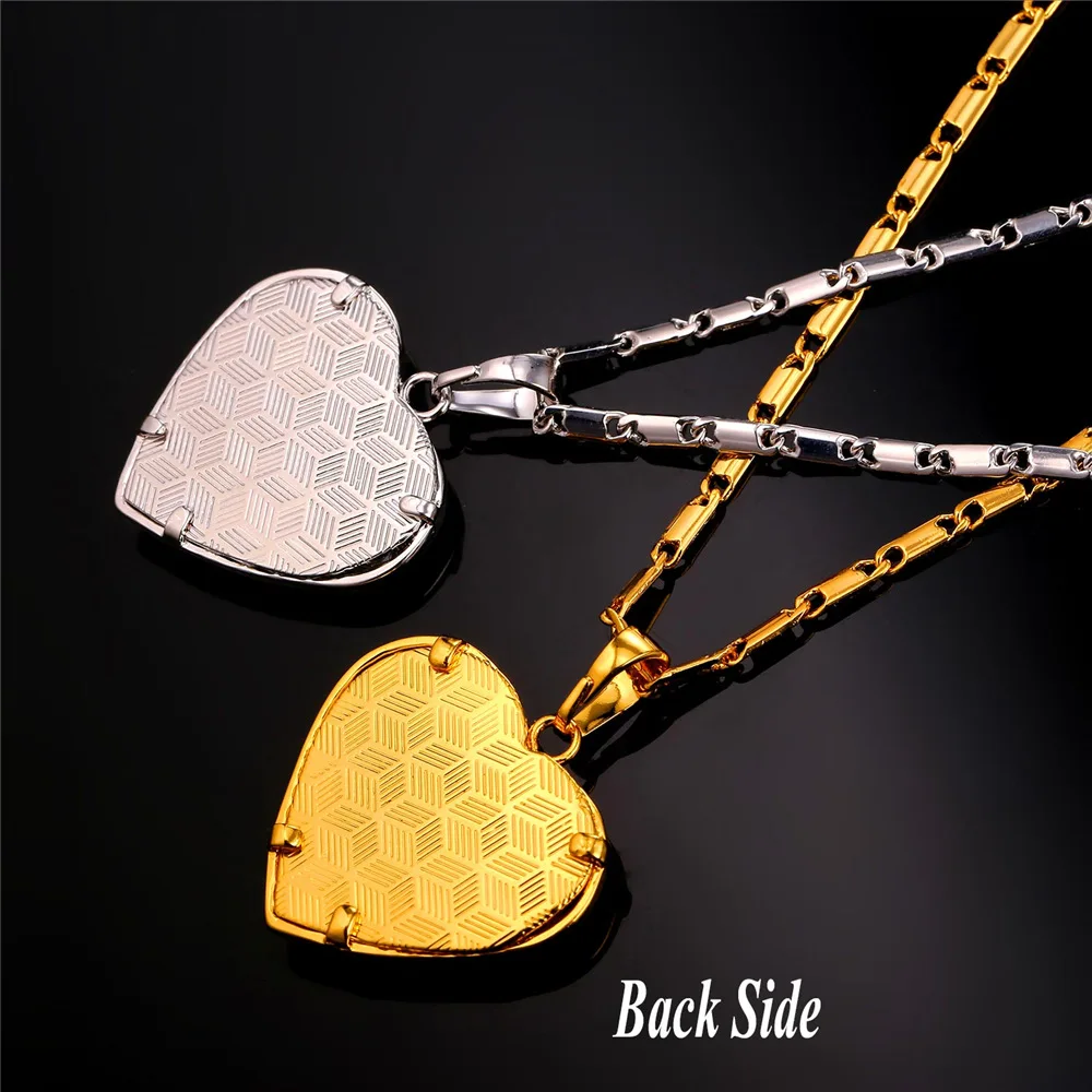 Allah Heart Necklaces &amp Pendants with Dubai chain Muslim Islam Necklace Women Vintage Accessories P176 | Украшения и