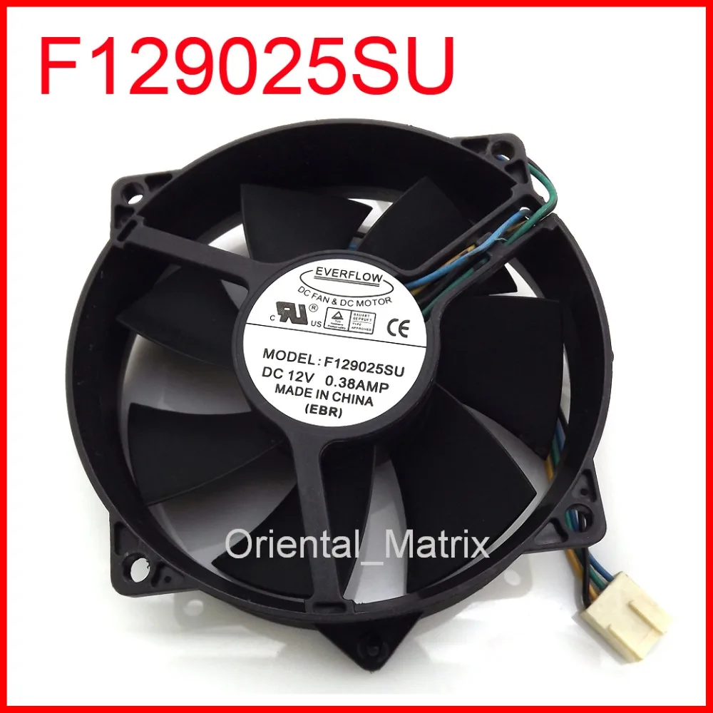 Круглый Вентилятор PWM для процессора 90x90x25 мм 12 В 0 38а 4pin компьютерный охлаждающий
