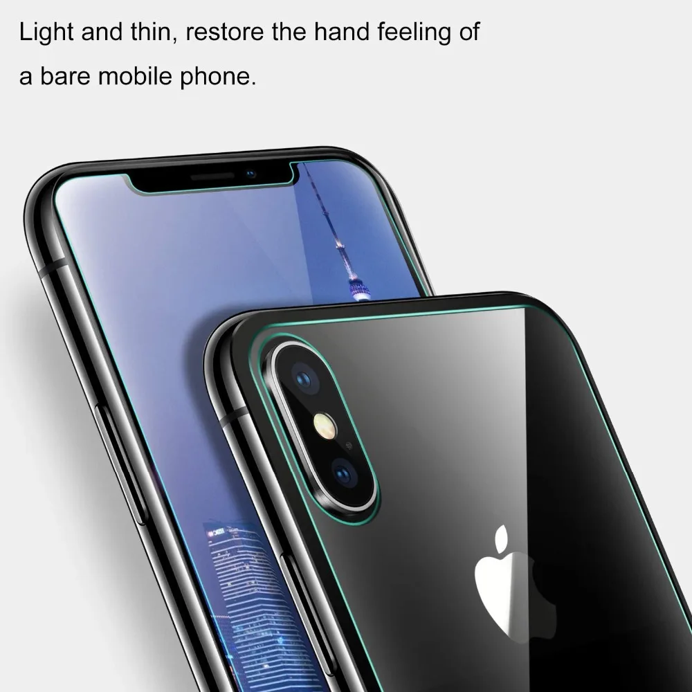 Переднее и заднее защитное закаленное стекло для iphone X XS Max XR взрывозащищенное защитное стекло на iphon X 10 XS XR пленка
