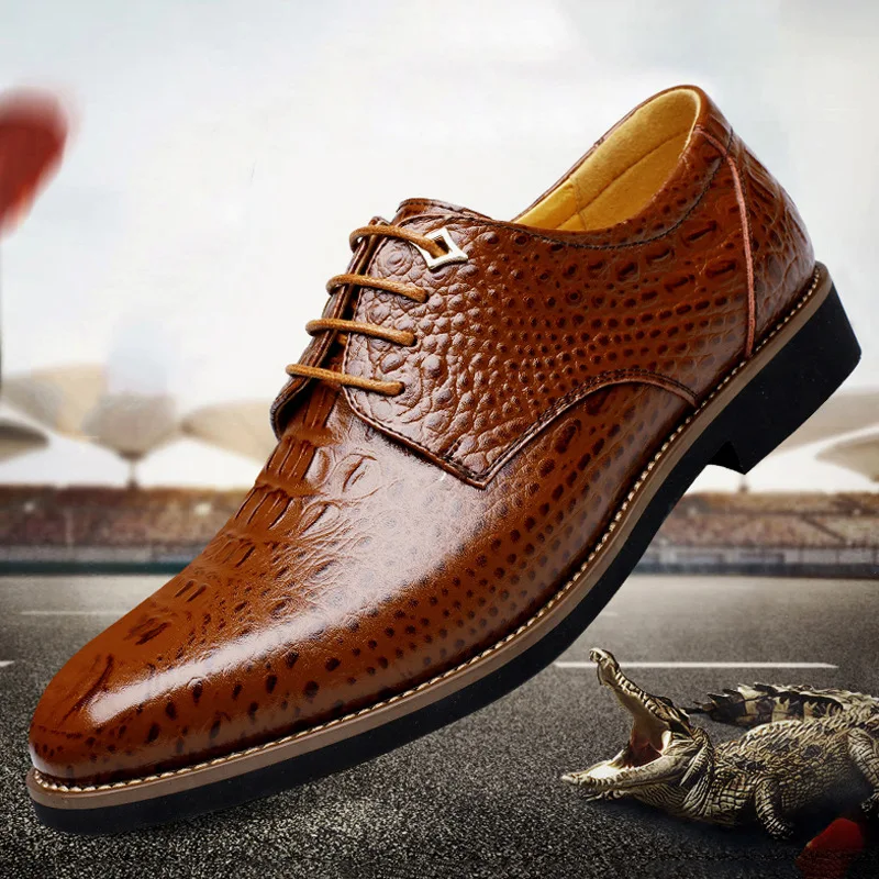 Роскошные Брендовые мужские кожаные модельные туфли Мужские броги с острым