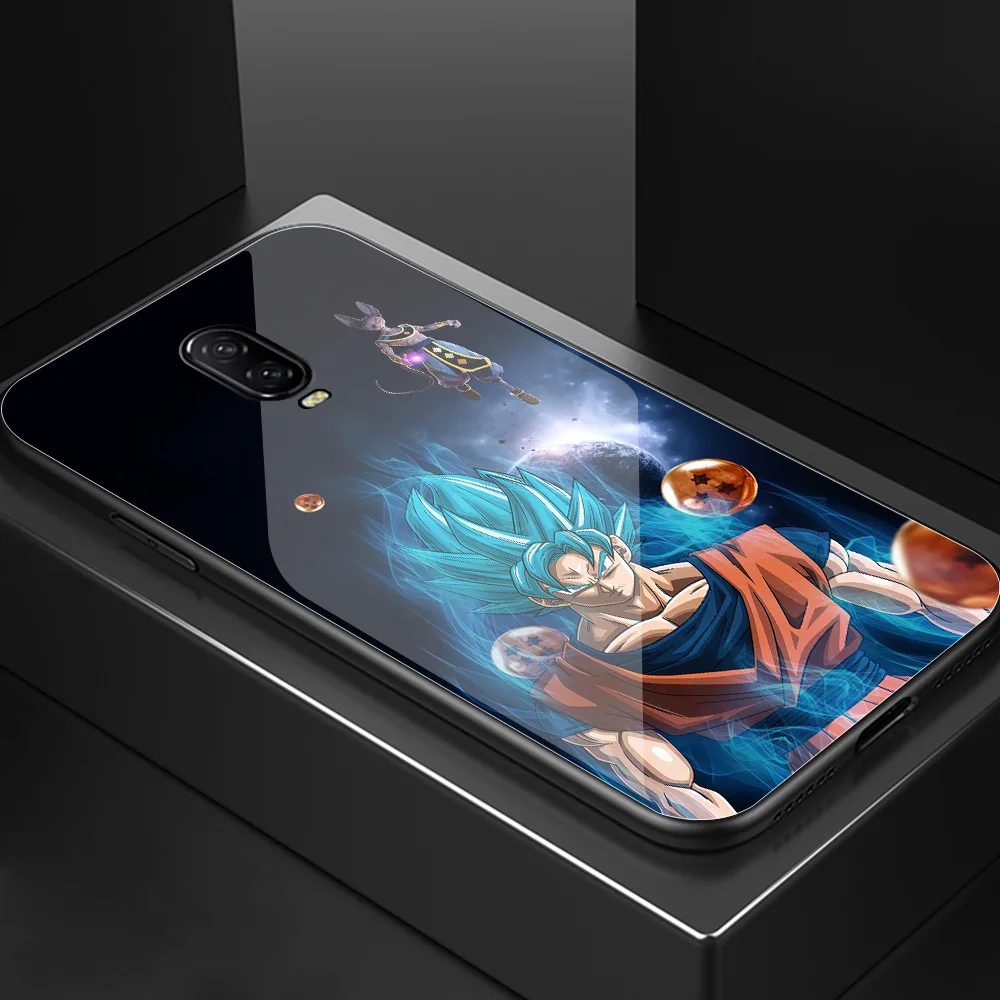 Чехол Finder для OnePlus 7 pro Чехол Dragon Ball Z Son Goku One Plus 7 стеклянная задняя крышка 1+ 6T чехол для телефона оболочка для OnePlus 6t 6 7t