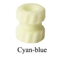 Cyan-blue EDC DIY бусы на веревочке светящаяся подвеска светящийся материал подвеска «Нож» механическое зубчатое лезвие бусины - Цвет: Cyan-blue
