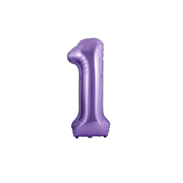 40inch number 1 1pcs 40 дюймов фиолетовые воздушные шары из фольги в виде цифр латекс с днем рождения декоративный шар для взрослых/детей детский душ/Свадебные украшения - Цвет: 40inch number 1 1pcs