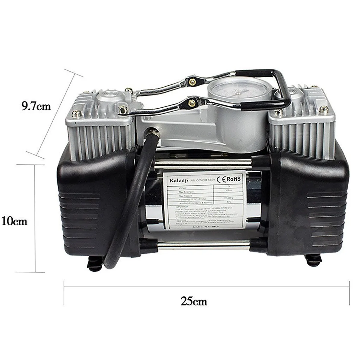 12V 150PSI Портативный двойной цилиндр воздушный насос воздушный компрессор шин для Грузовой Автомобиль RV тяжелых