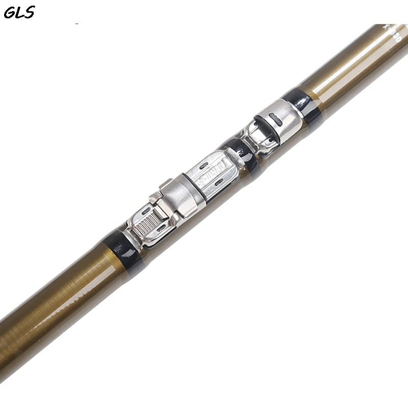 2.7M-6.3M Portable Telescopic Fishing Rod Stream Hand toughness Carbon Fiber Spinning Rods | Спорт и развлечения