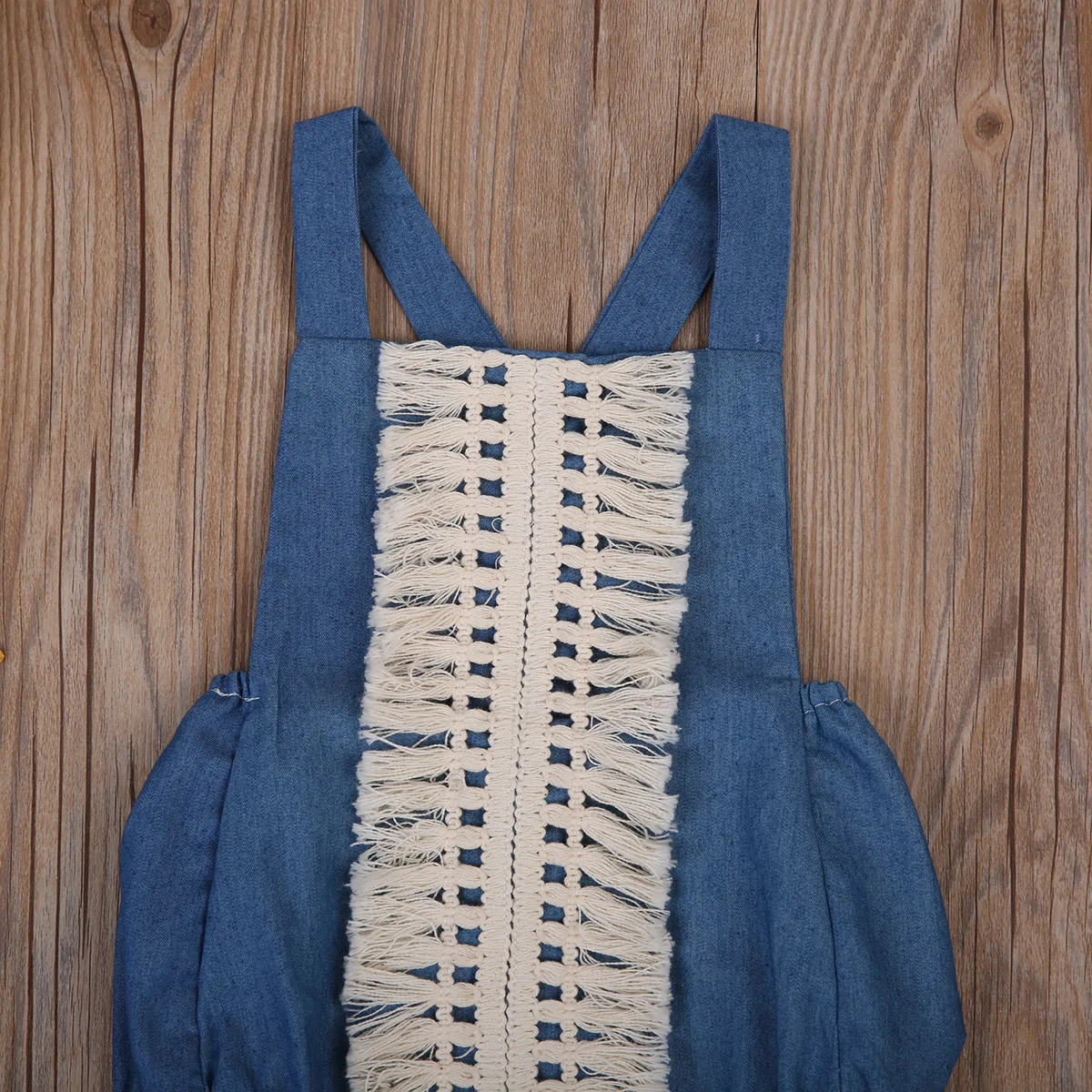 Комбинезон джинсовый для девочек 3-24 месяцев хлопок 2017 Одежда младенцев pudcoco |