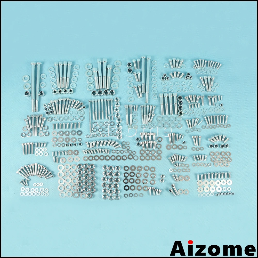 

632pcs Motorcycle Complete Body Fairing Bolt Kits For YAMAHA BANSHEE 350 YFZ350 1987-2006 ATV Mount Hardware Screws Nuts Washers
