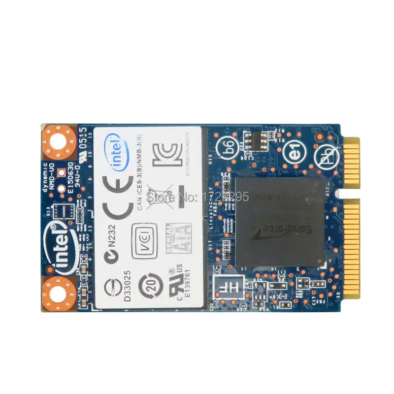 Бесплатная доставка 1 шт. MSATA SSD SATA3 III 60G ноутбук встроенный мини твердотельный