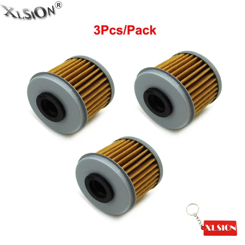 XLSION 3 шт. масляные фильтры для HONDA CRF150R CRF150F CRF250R CRF250X CRF450X TRX450R TRX450ER TXC250R TXC250 TE250 Dirt