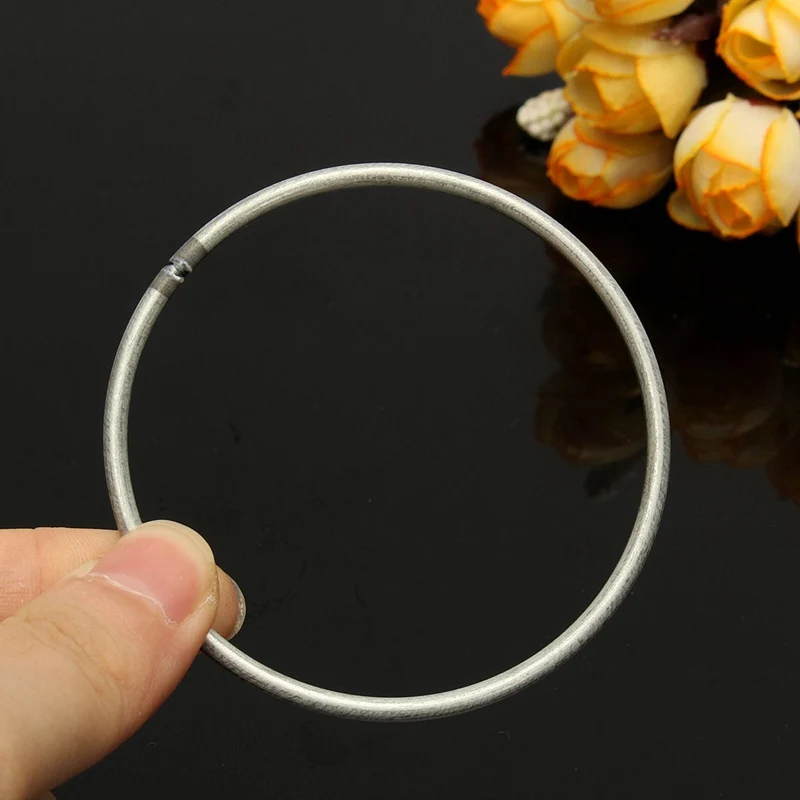 65mm KiWarm, 1 шт., мульти размер, простое круглое металлическое кольцо, обручи для рукоделия, ручная работа, рукоделие, Ловец снов, подвесное украшение, материал для рукоделия - Цвет: 65mm
