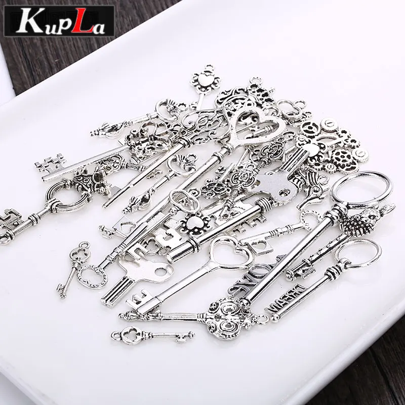 Винтажные металлические кулоны классические DIY модные украшения ручной работы брелоки для изготовления ювелирных изделий 40 шт./лот