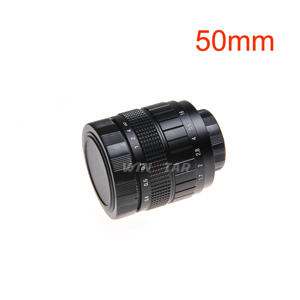 Fujian 50 мм F1.4 CC TV lens + C Mount для Micro 4/3 m4/3 Olympus EPL5 EPL7 OM D EP2 EP3 EP6 EPL6 EPL3 E M5 M10 II Black|c mount|tv lens50mm