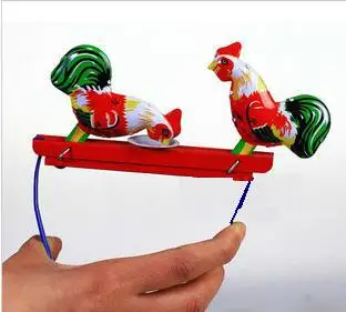 Классическая Детская игрушка жестяная заводная игрушка прыгающая железная Лягушка Кролик Петух Игрушка Новые Фигурки игрушки для детей