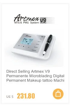 Artmex V9 цифровой Перманентный макияж тату машина бровей подводка для глаз губы лица терапия Татуировки Ручка уход за лицом против морщин