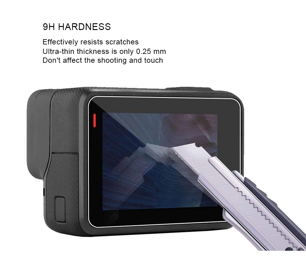 Защитная пленка из закаленного стекла для GoPro Hero 7 6 5, аксессуары для экшн-камеры Go Pro Hero 5 6 7 Black